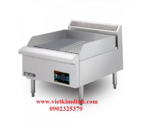 Bếp chiên 1/2 phẳng, 1/2 nhám dùng điện